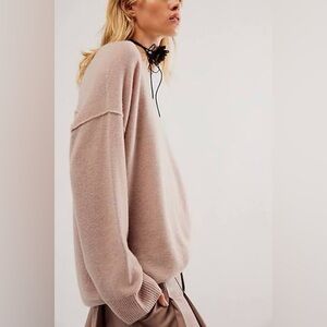 Free People Addie Cashmere Pullover